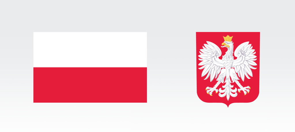 Flaga i Godlo Polski